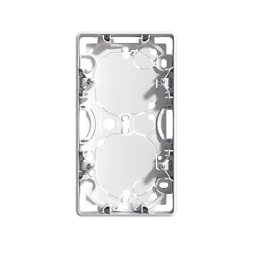 Förhöjningsram Schneider Electric Exxact Vit