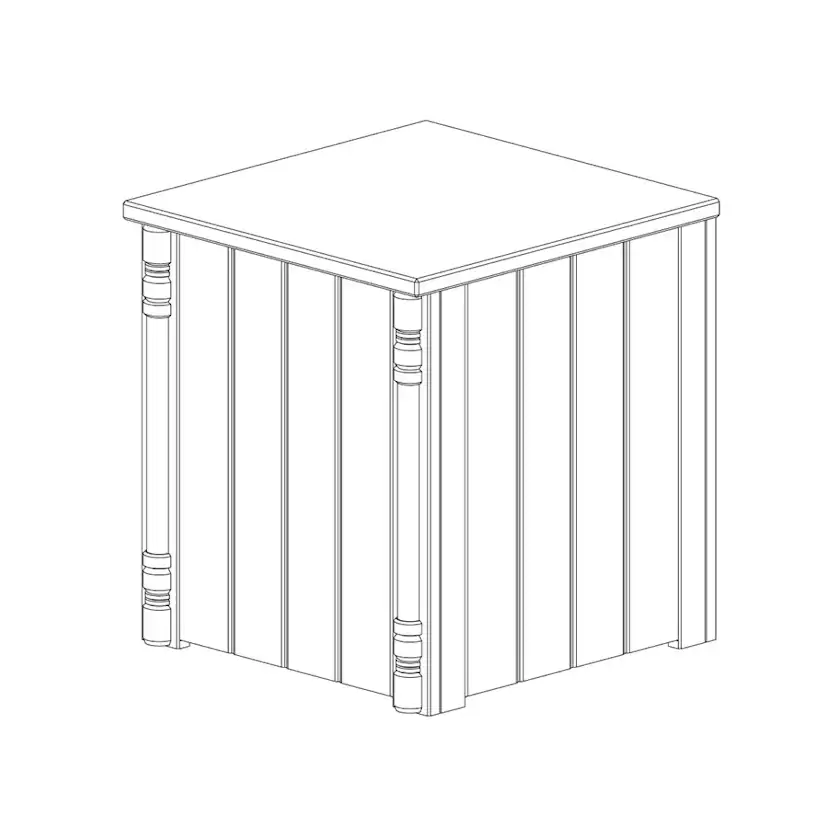 Förvaringspall Björbo Badrum Valhall