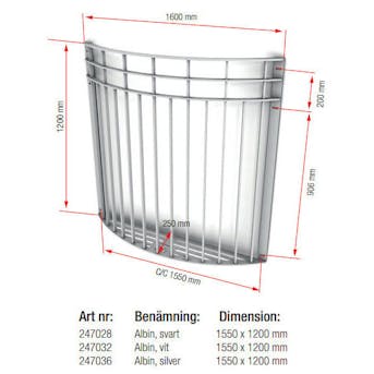 Inåtgående balkongdörr Inåtgående balkongdörr