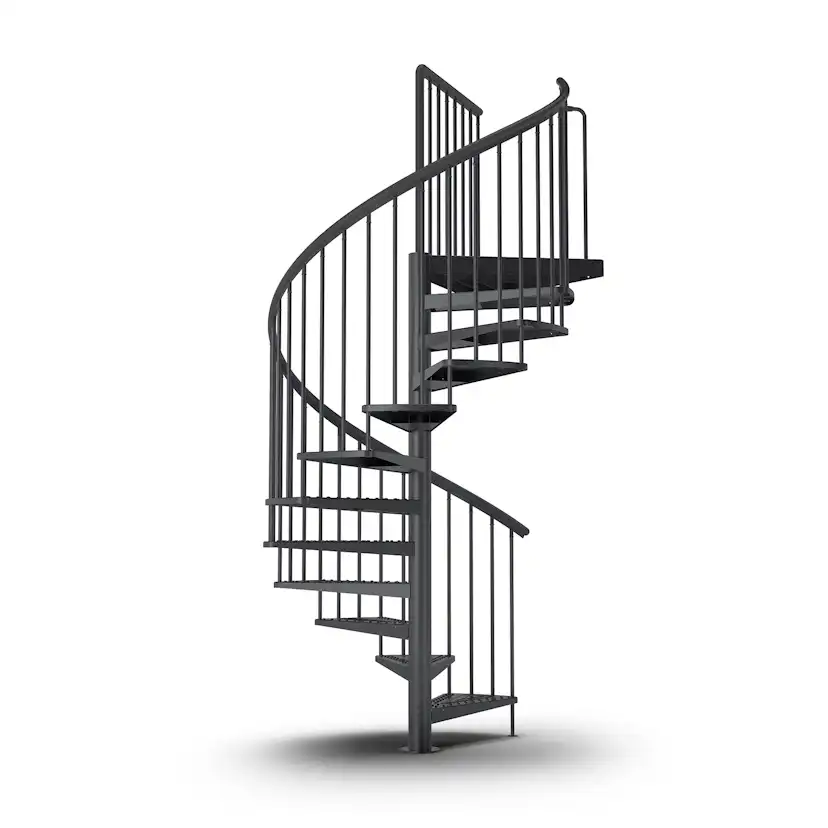 Spiraltrappa Dolle Toronto Utomhustrappa Antracit