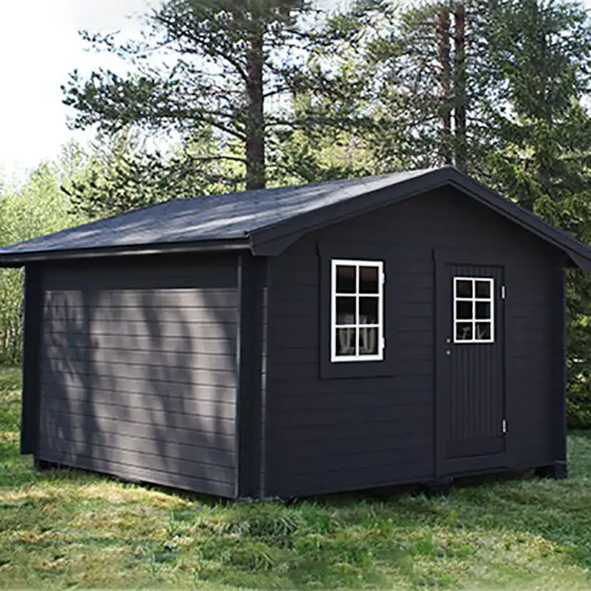 Friggebod Baseco Bruks 15 m² Stuga Byggsats i Trä med Sadeltak