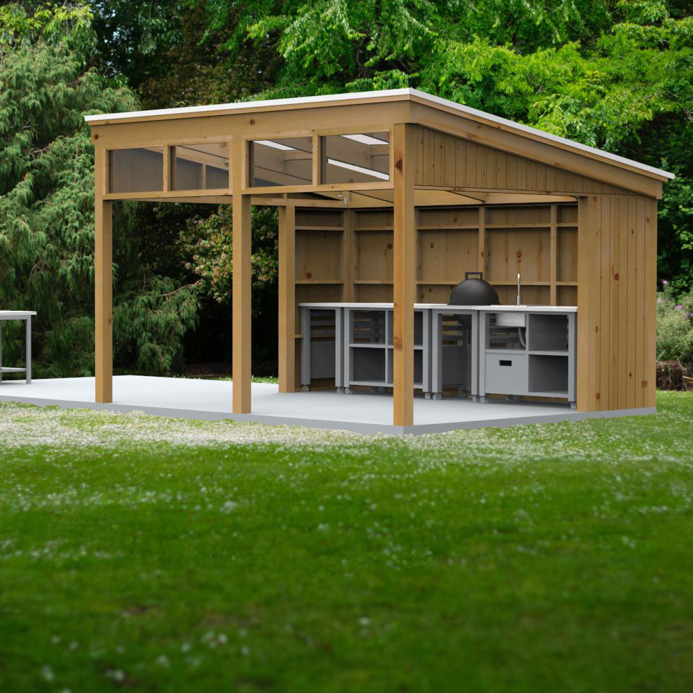 Fristående Uterummstomme Landskap Gnistra