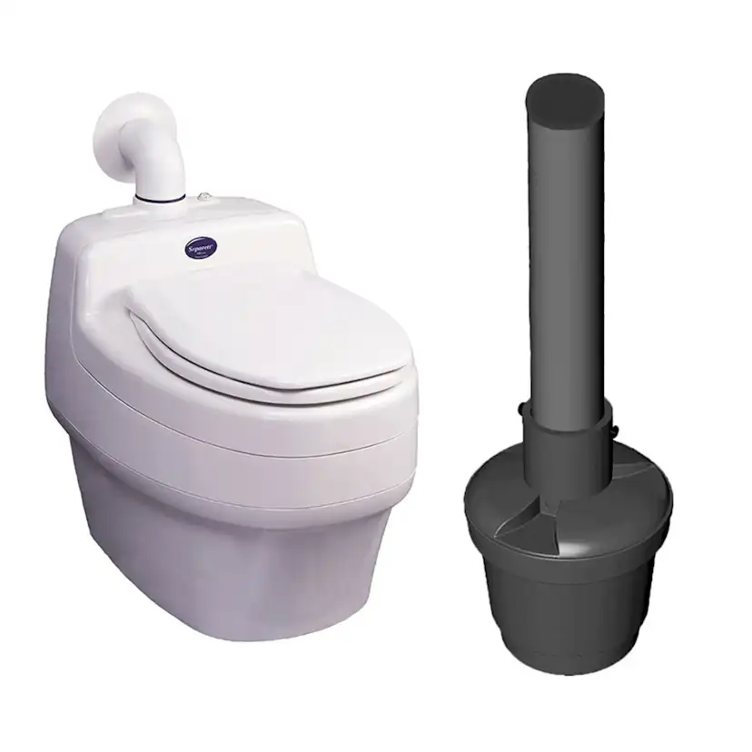 Fritidstoalett Separett Villa För Extern Latrinbehållare