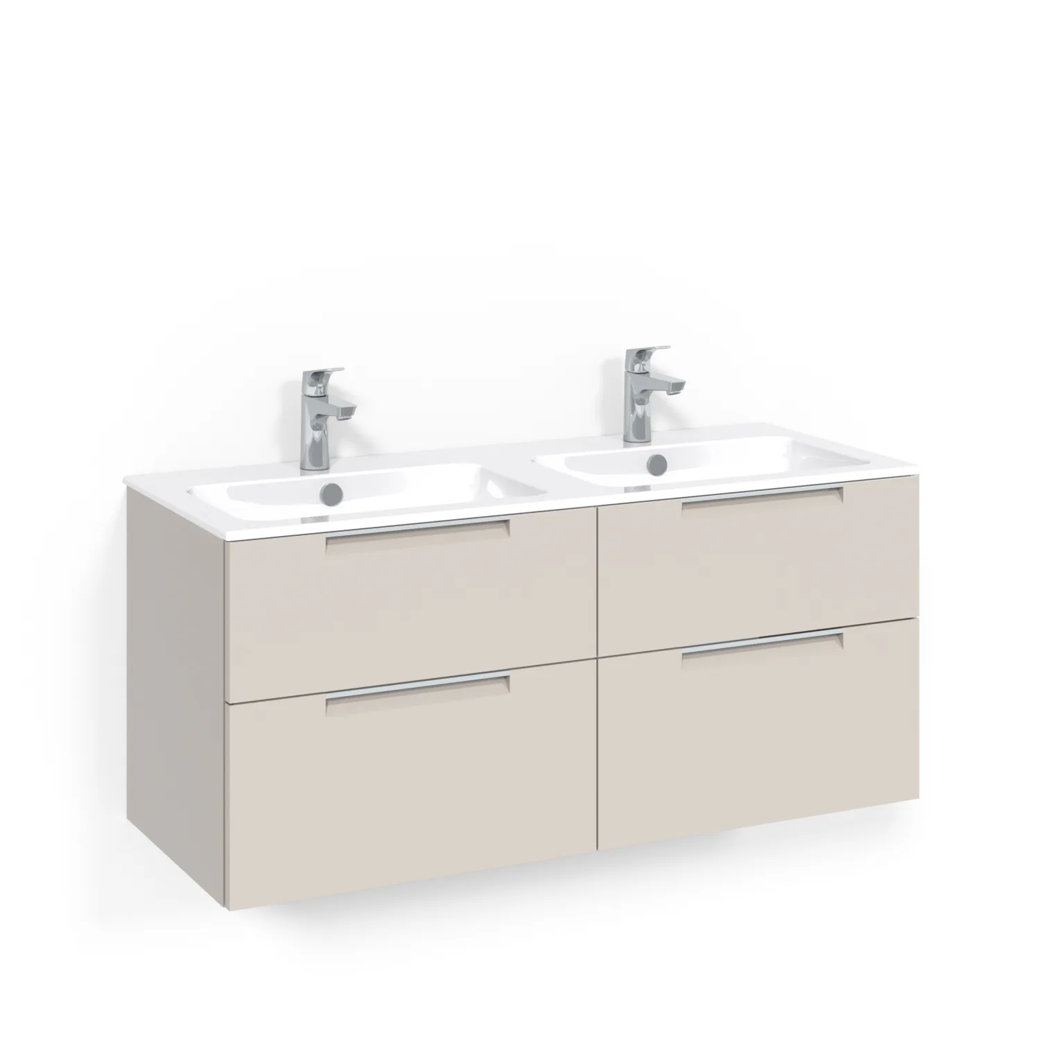 Tvättställsskåp Macro Design Crown Grip med Dubbelt Tvättställ