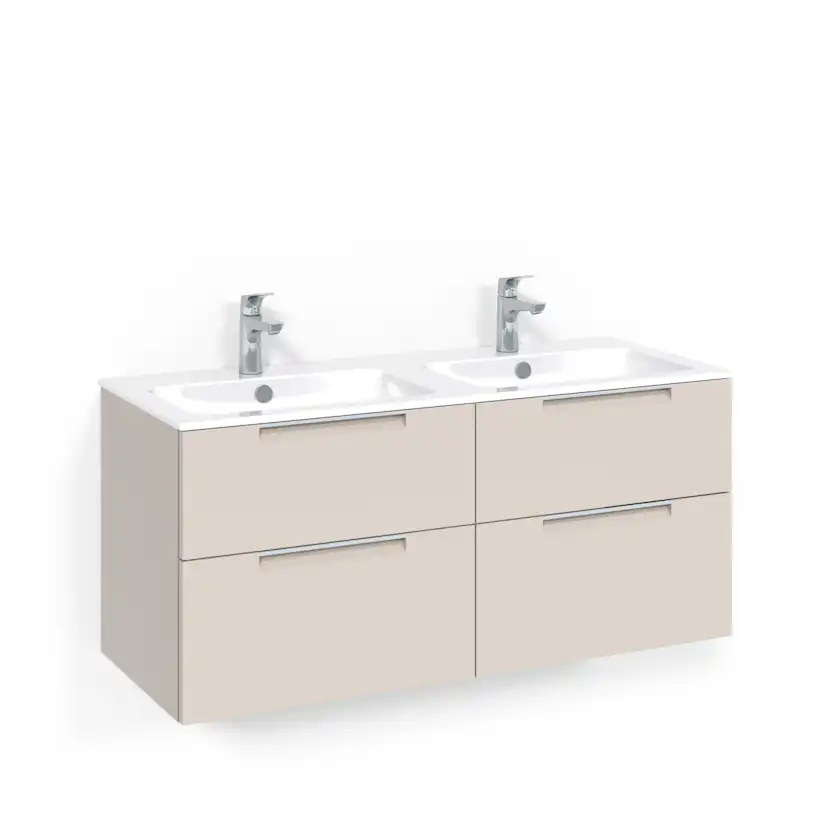 Tvättställsskåp Macro Design Crown Grip med Dubbelt Tvättställ