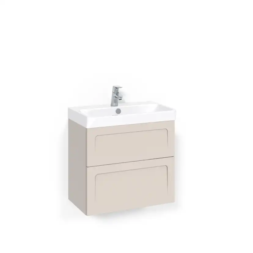 Tvättställsskåp Macro Design Crown Ramlucka Light 70