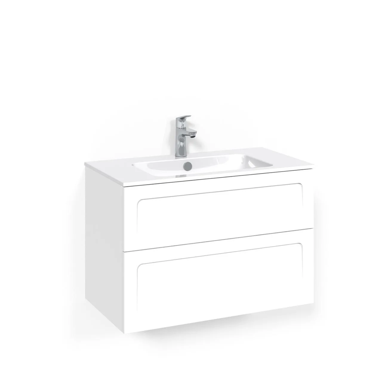 Tvättställsskåp Macro Design Crown Ramlucka Light 14