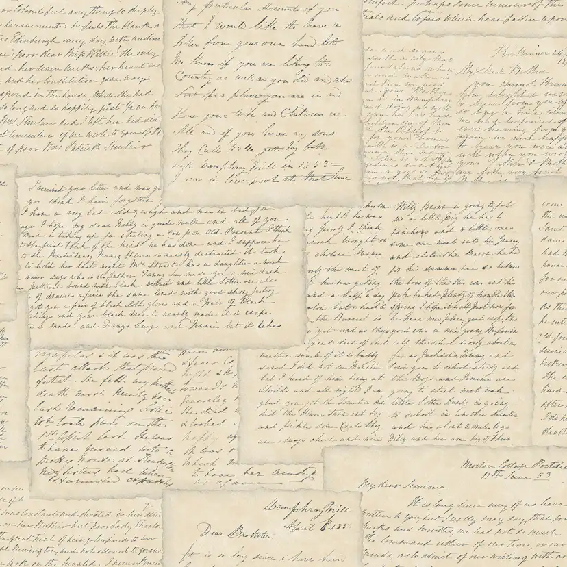 Tapet Galerie Wallcoverings Family Letters G56123