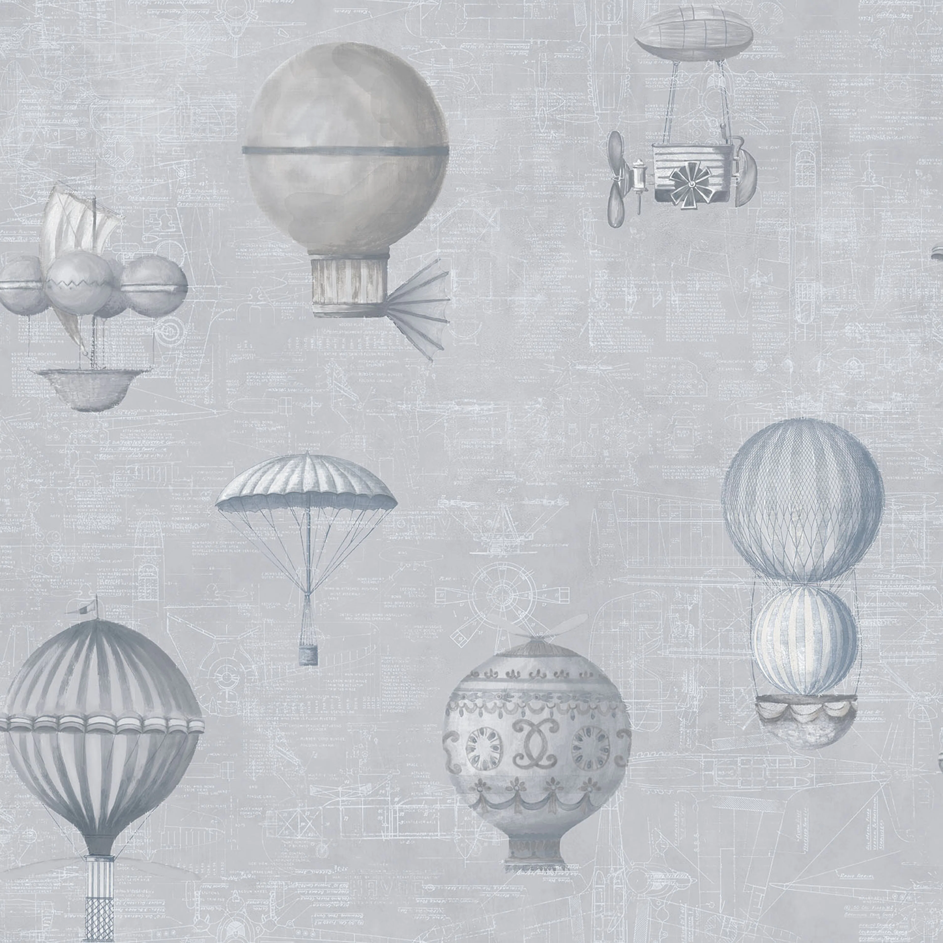 Tapet Galerie Wallcoverings Air Ships G56201