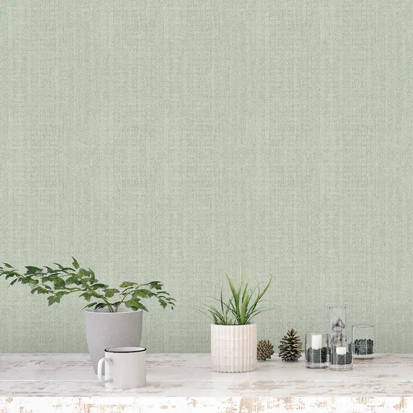 Tapet Galerie Wallcoverings Moss Stripe G78327