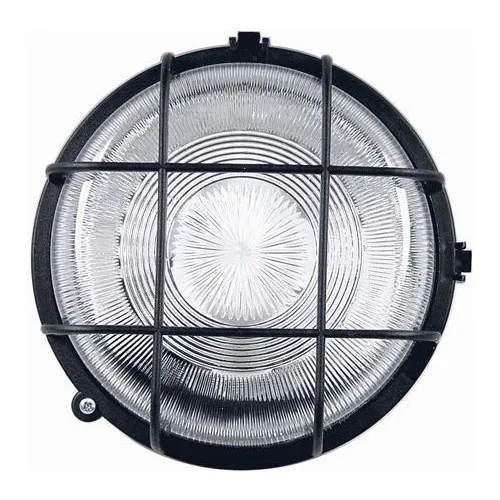 Gallerarmatur Malmbergs Rund Svart 100w