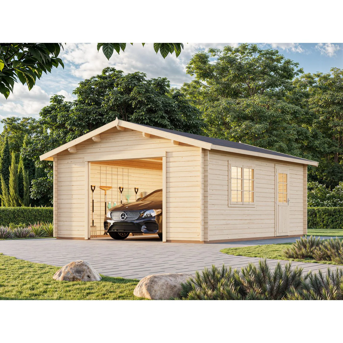 Garage Palmako Roger 23,9 m2 utan Port