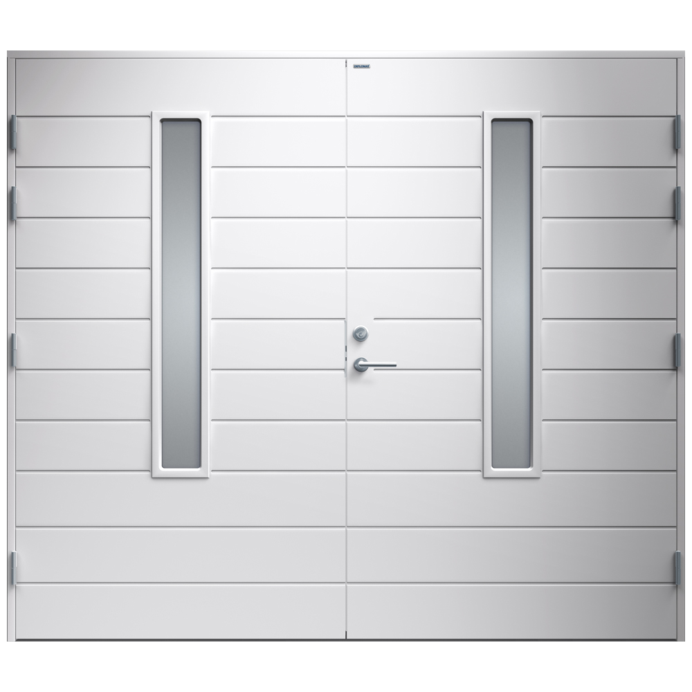 Garagedörr Diplomat Clara Klarglas