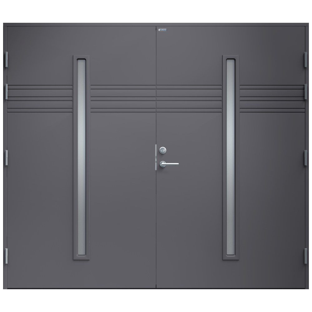 Garagedörr Diplomat Felicia Klarglas