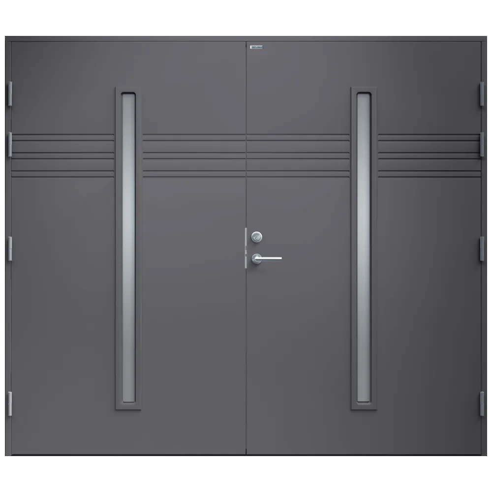 Garagedörr Diplomat Felicia Klarglas