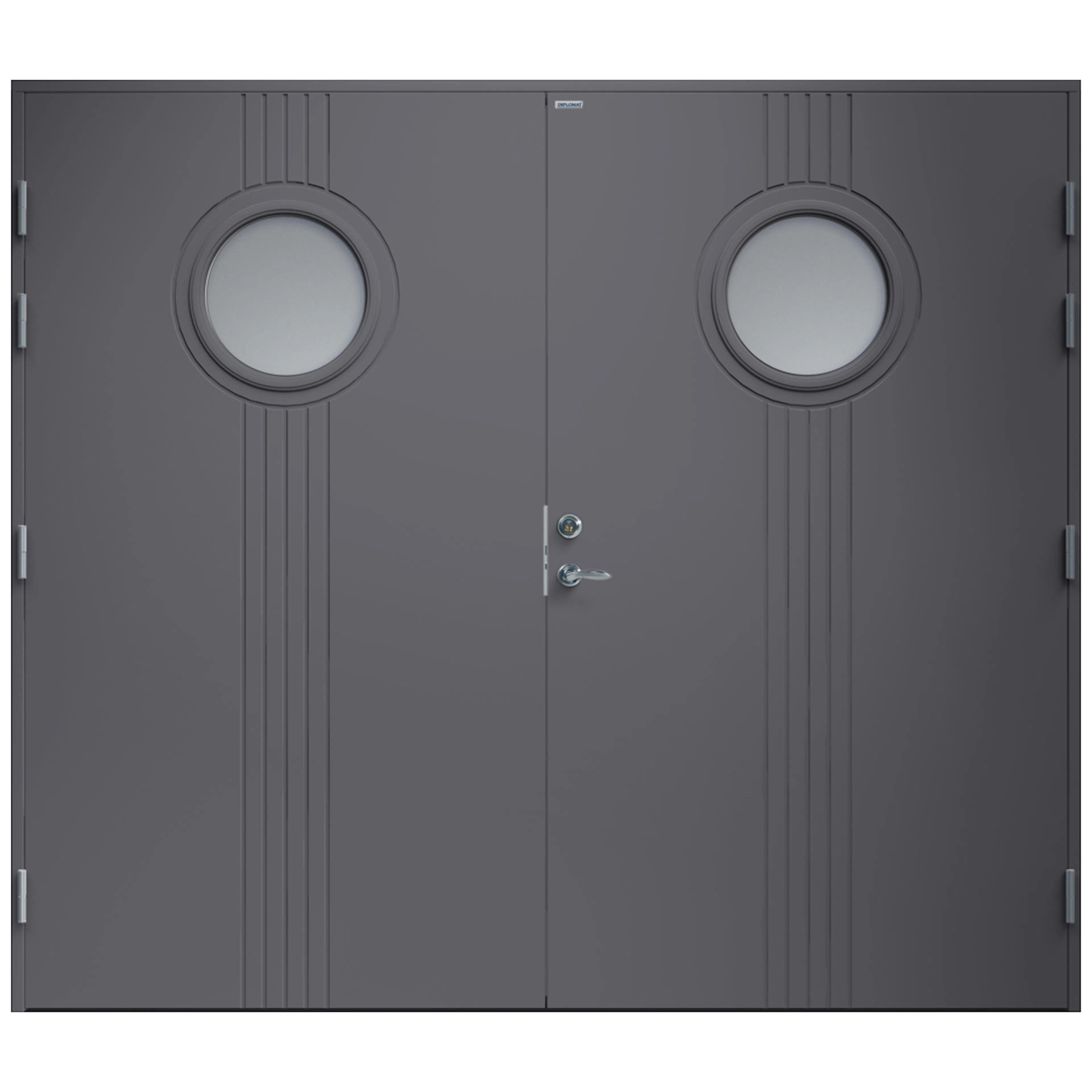 Garagedörr Diplomat Gullan Klarglas