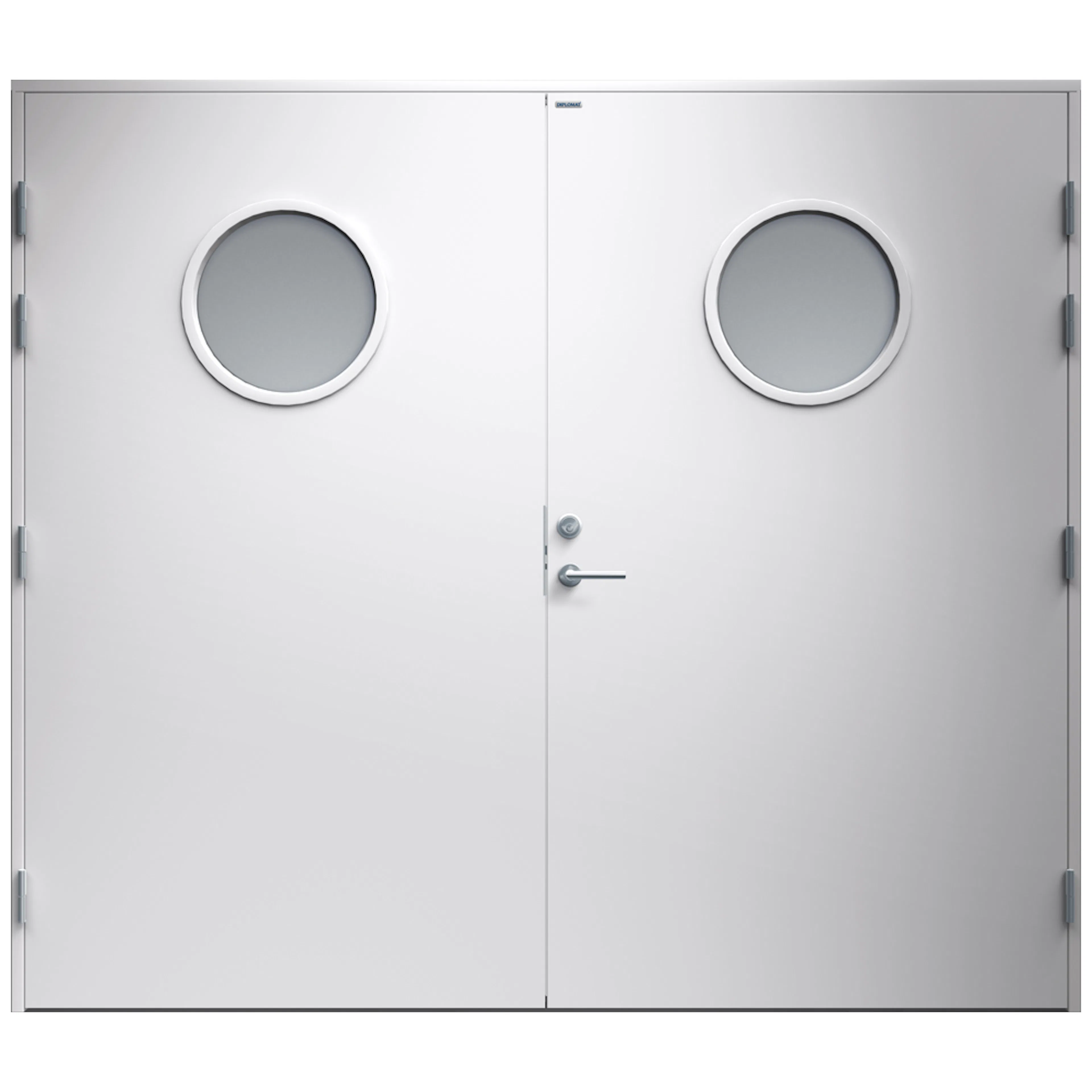 Garagedörr Diplomat Rosa Klarglas