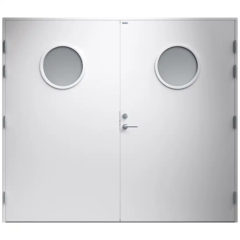 Garagedörr Diplomat Rosa Klarglas