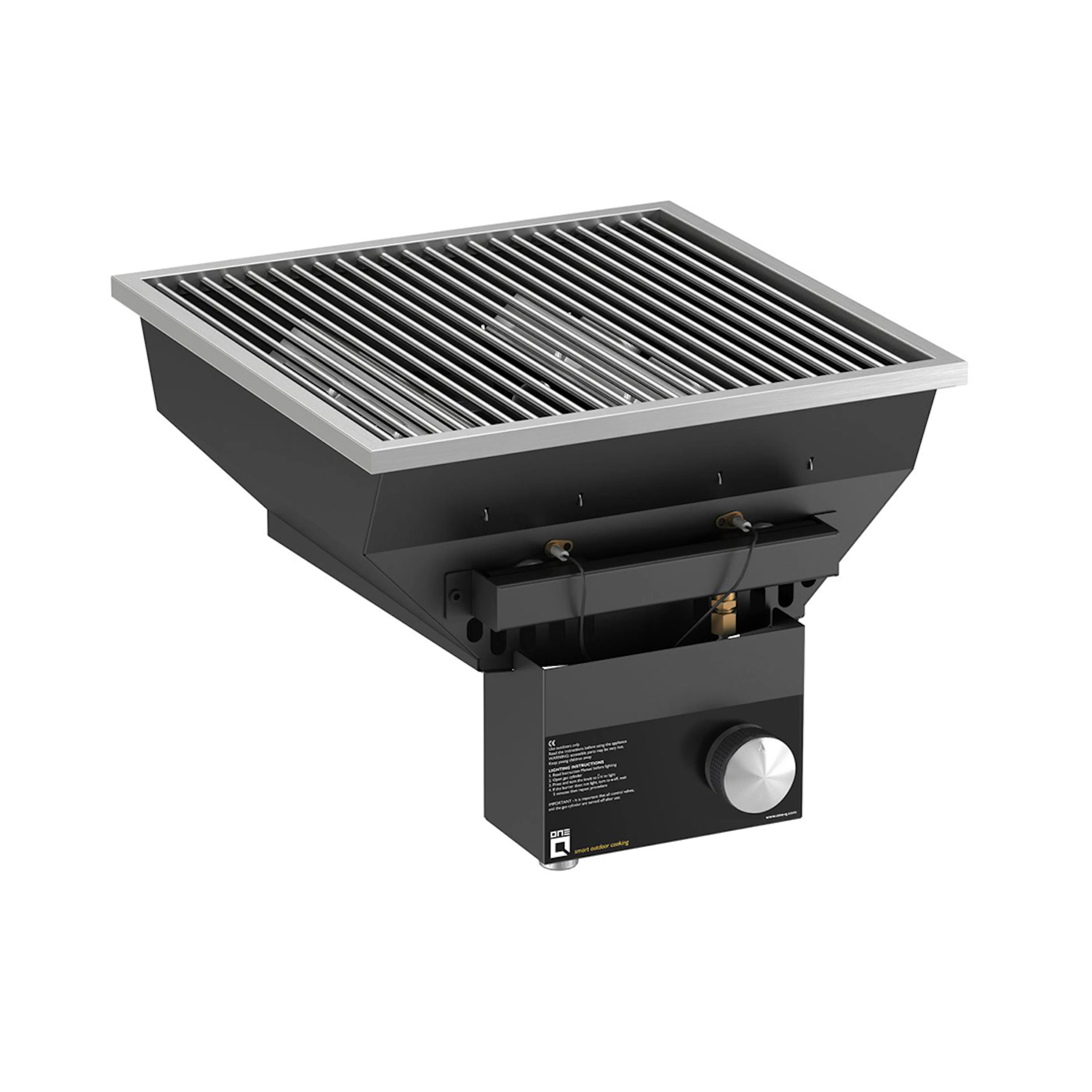 Gasolgrill Jabo Svart 8 kW 40x40cm