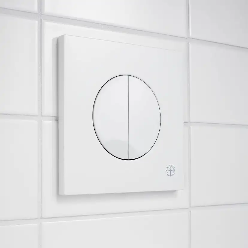 Vägghängd Toalettstol Gustavsberg Nordic3 All In One 3630 Komplett