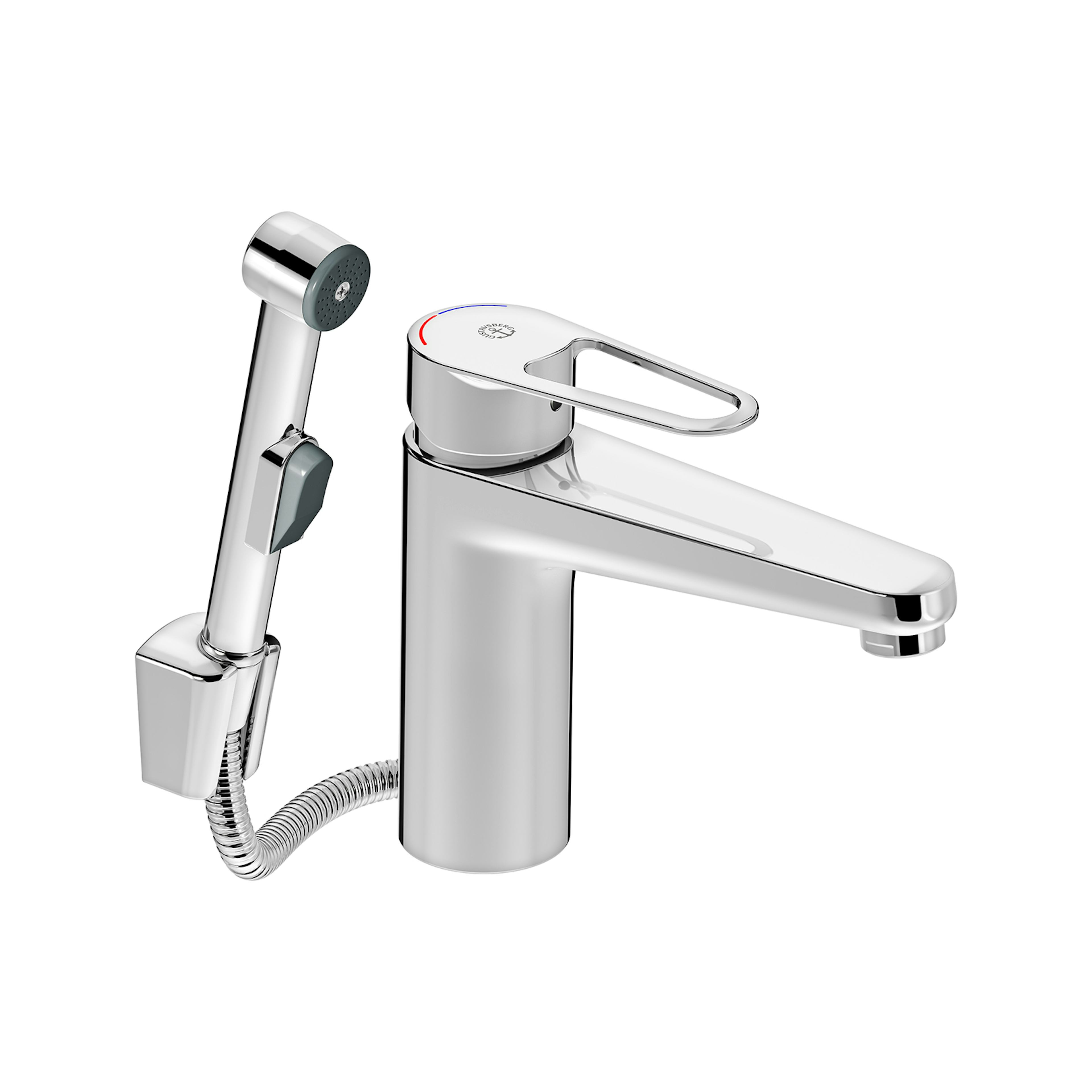 Tvättställsblandare Gustavsberg Nya Nautic 150 mm med Handdusch