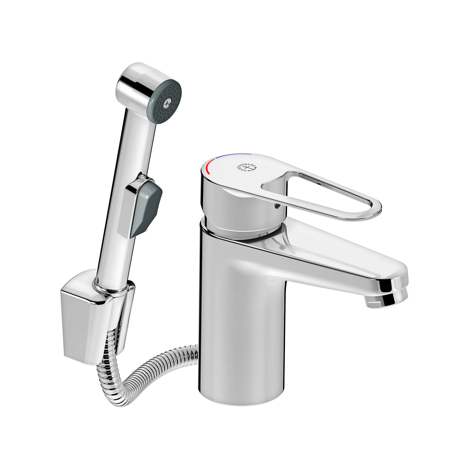 Tvättställsblandare Gustavsberg Nya Nautic med Handdusch