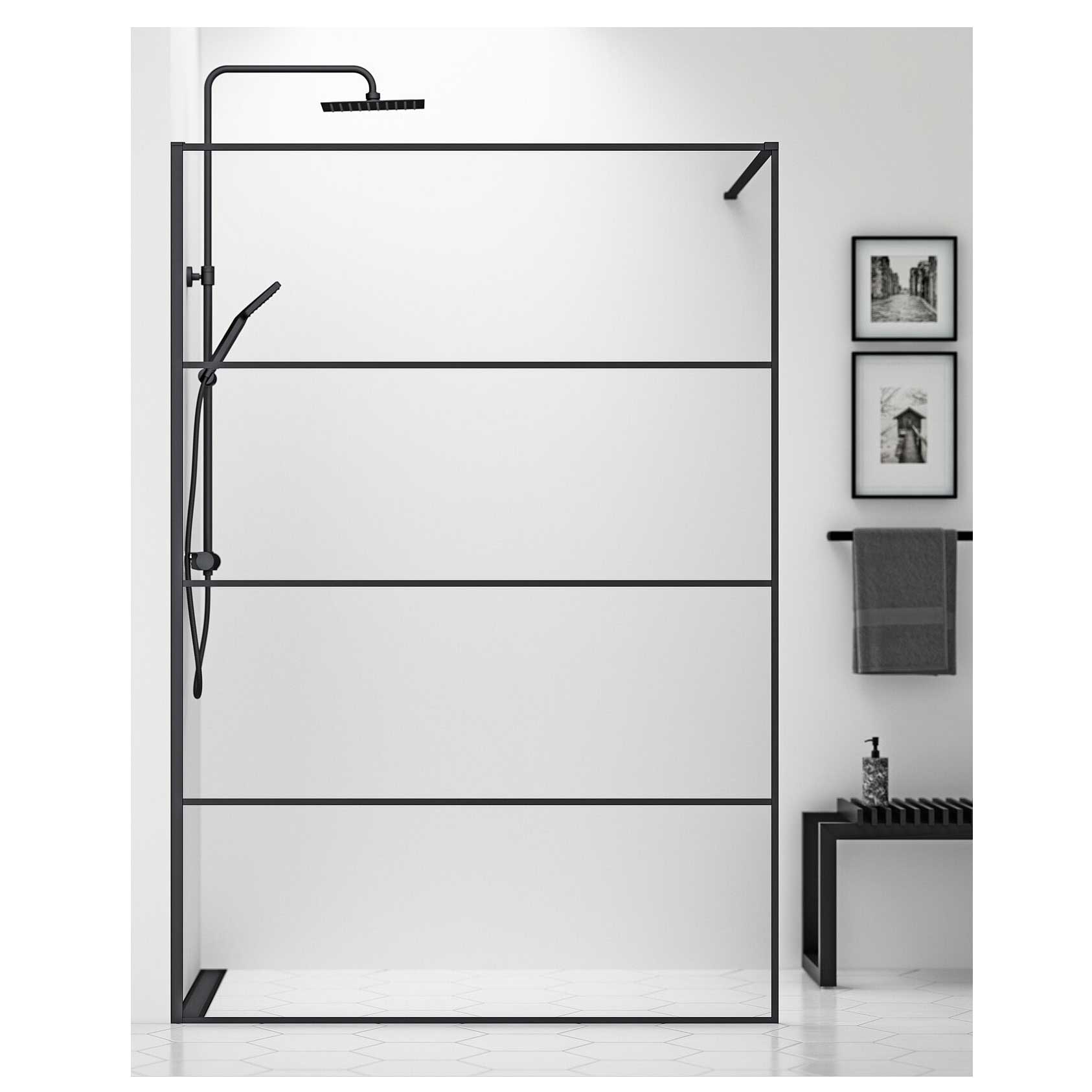 Duschvägg Gustavsberg Square med Spröjs