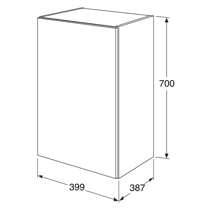 Väggskåp Gustavsberg Artic Pro 40 cm