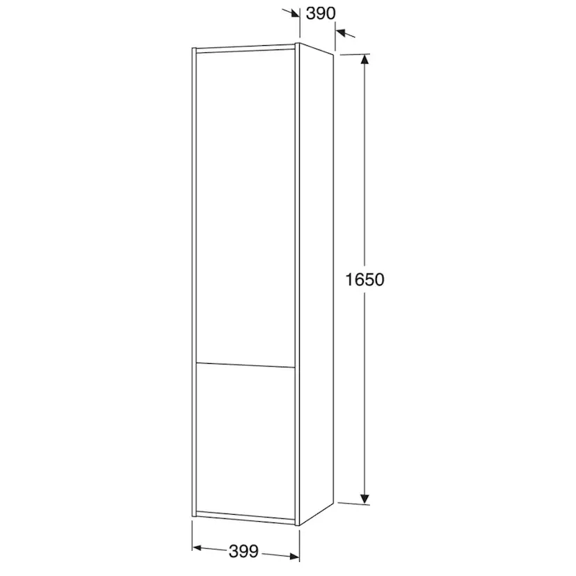 Högskåp Gustavsberg Artic 40 cm