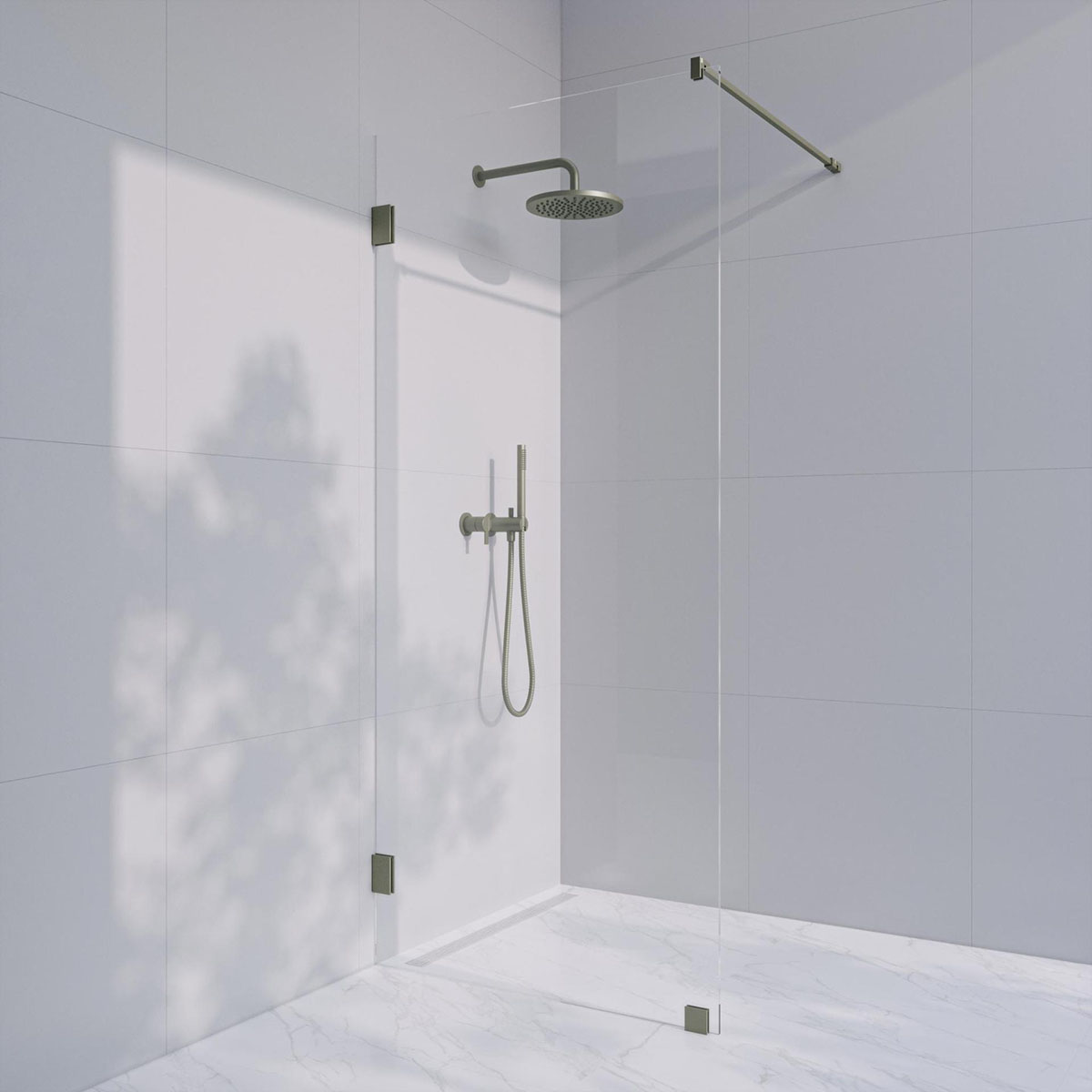 Duschvägg Invitrea Flair GH1 med Glasrengöring