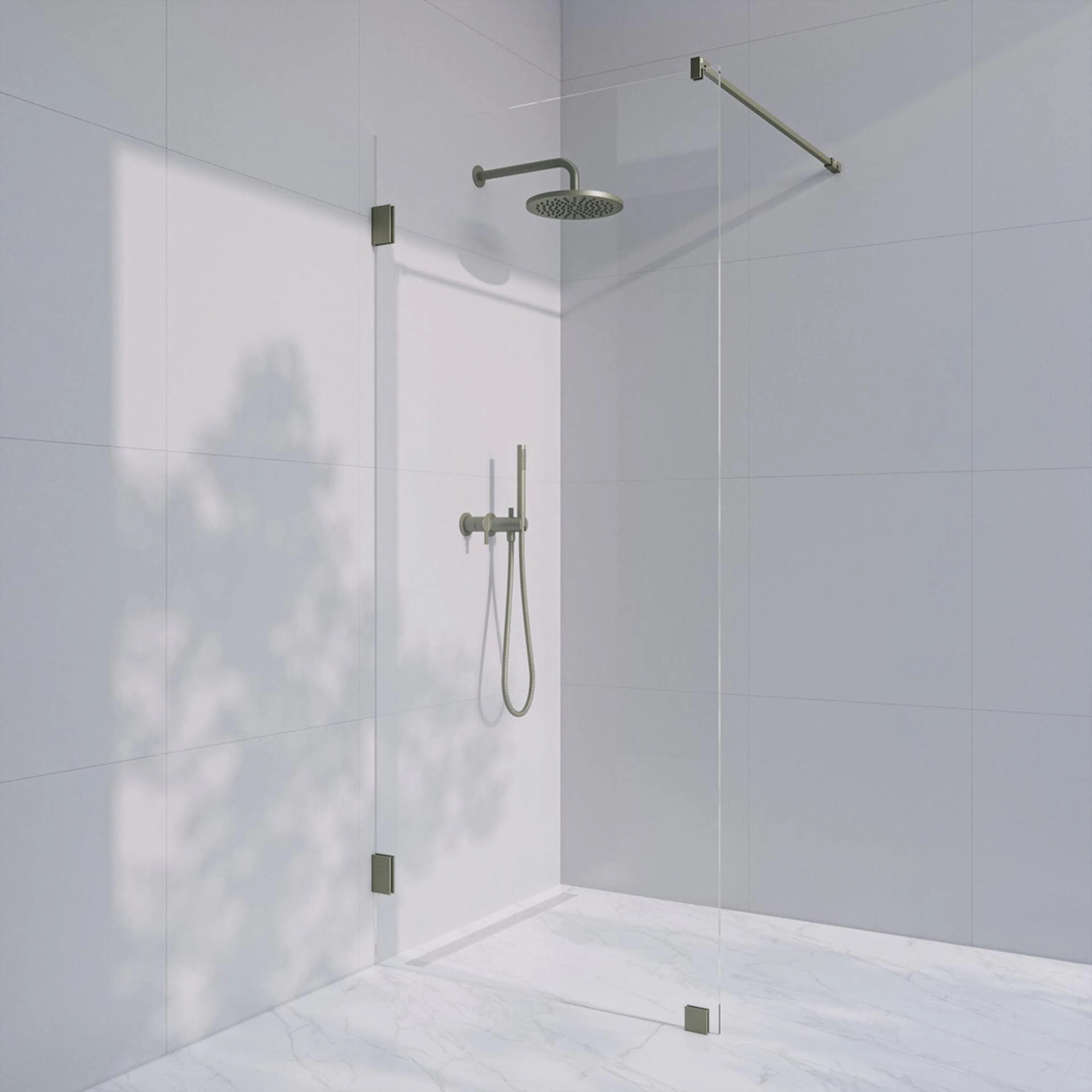 Duschvägg Invitrea Flair GH1 med Glasrengöring