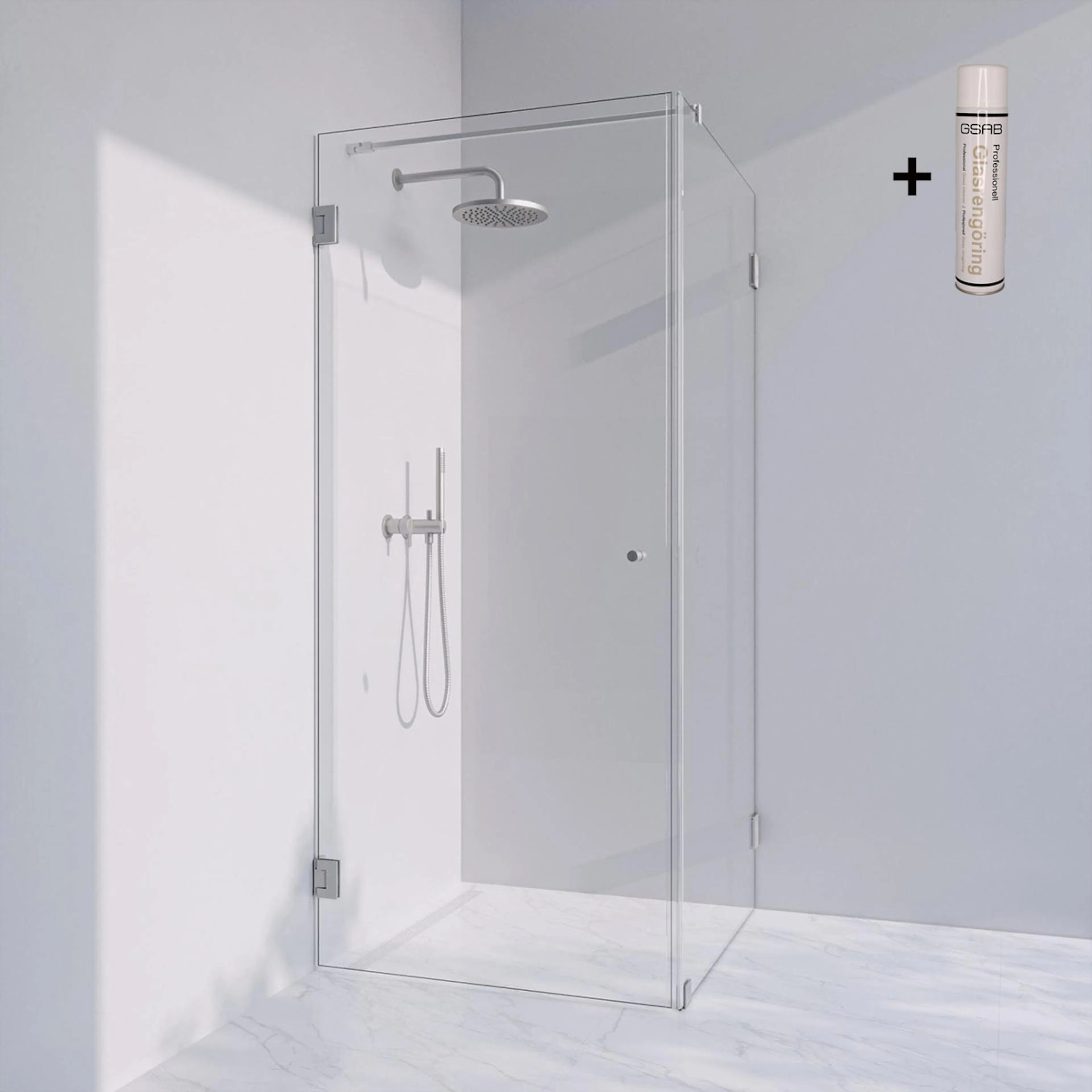 Duschhörn Invitrea Flair GH21 med Glasrengöring