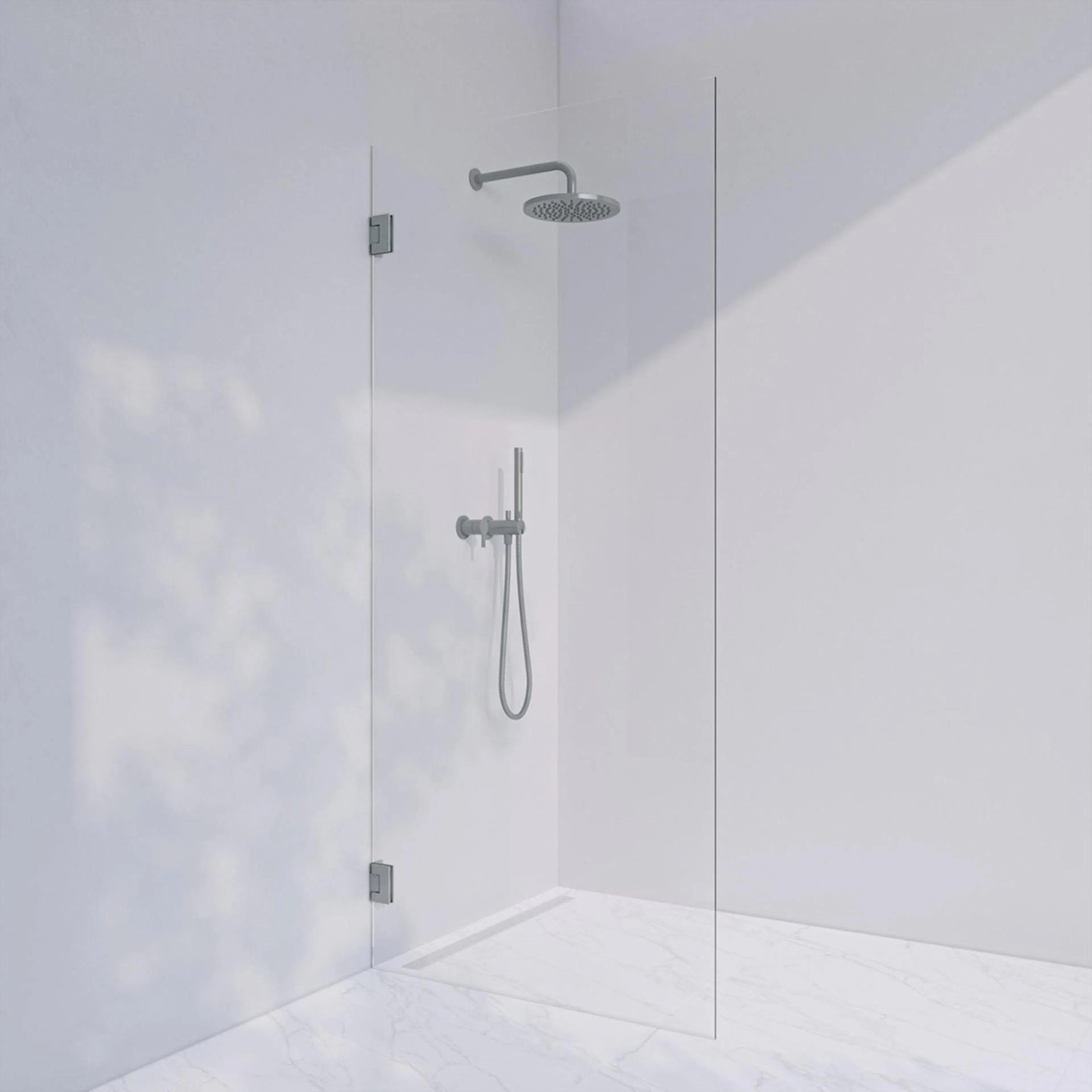 Duschvägg Invitrea Flair GH2 med Glasrengöring