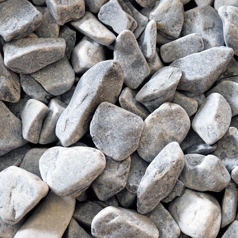 Dekorsten Magrab Krossprodukter Grå Pebbles 16-35 mm, 1000 kg Säck