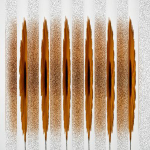 Glasbyte NorDan Frostat/Klar Randigt