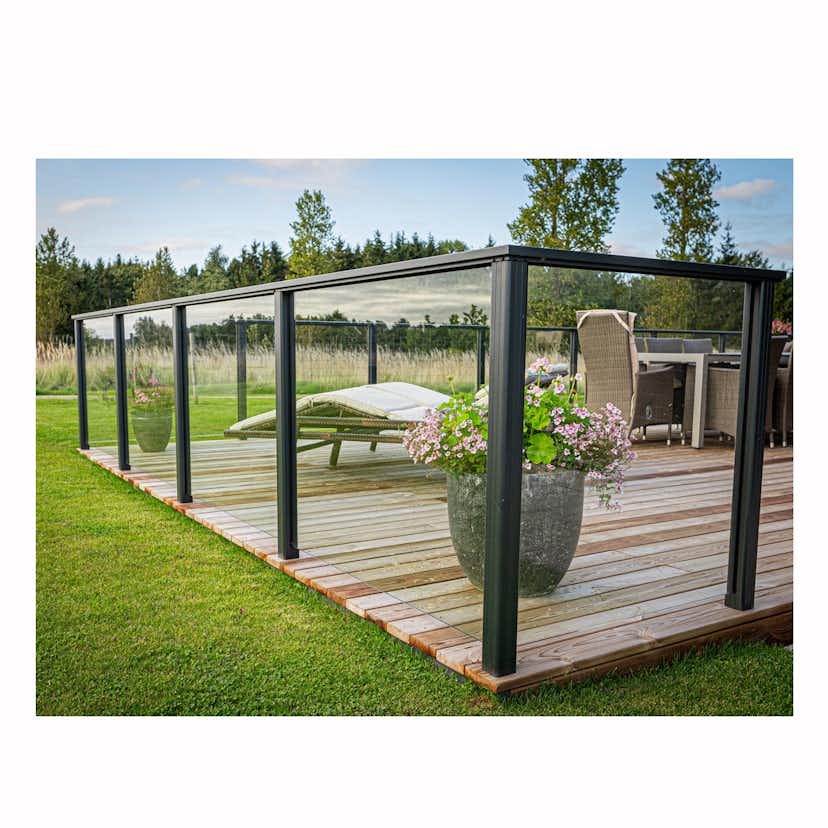 Glasstaket utomhus Glasstaket utomhus
