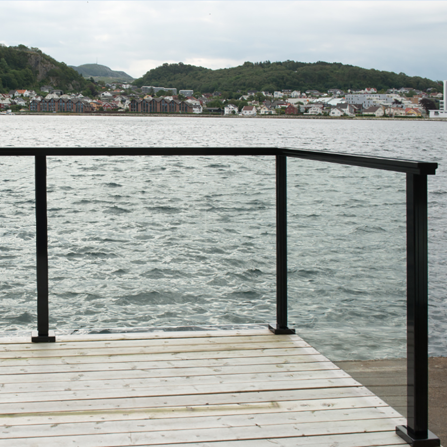 Glasräcke Novoroom Komplett Sektion M-P