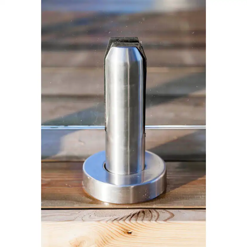 Glasräckesfot Jabo Rund till Glasräcke Adam