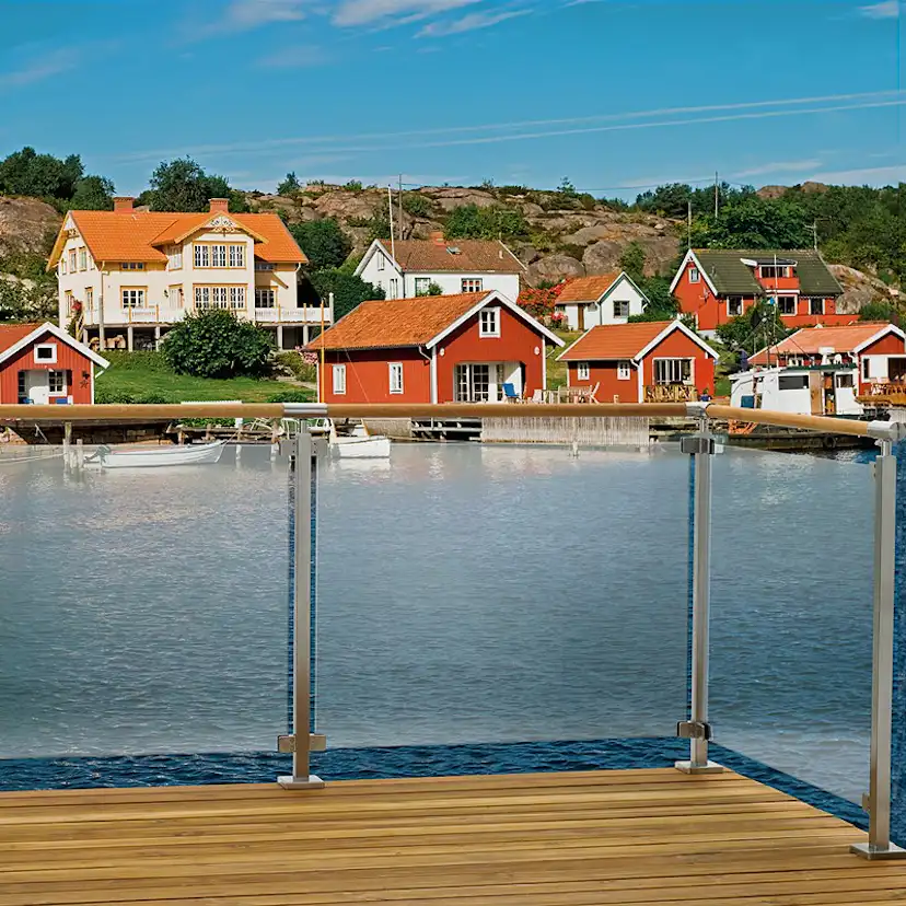 Glasskiva Jabo till Glasräcke Bertil 110x85