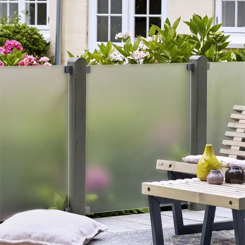 Glasstaket PLUS Frostat 90x91