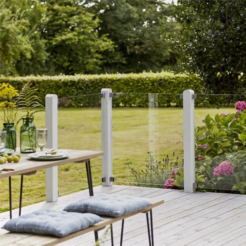 Glasstaket PLUS Klarglas 90x91 Inkl 4 st Beslag