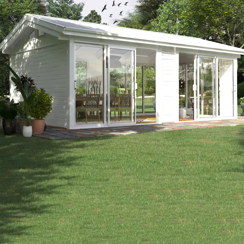 Komplett Fristående Uterum Landskap Glittra Sommar 21,8 kvm