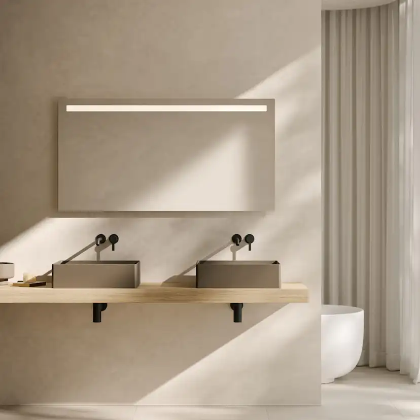 Tvättställ Globo T-Edge 6-B6R54BI för Bänkmontage