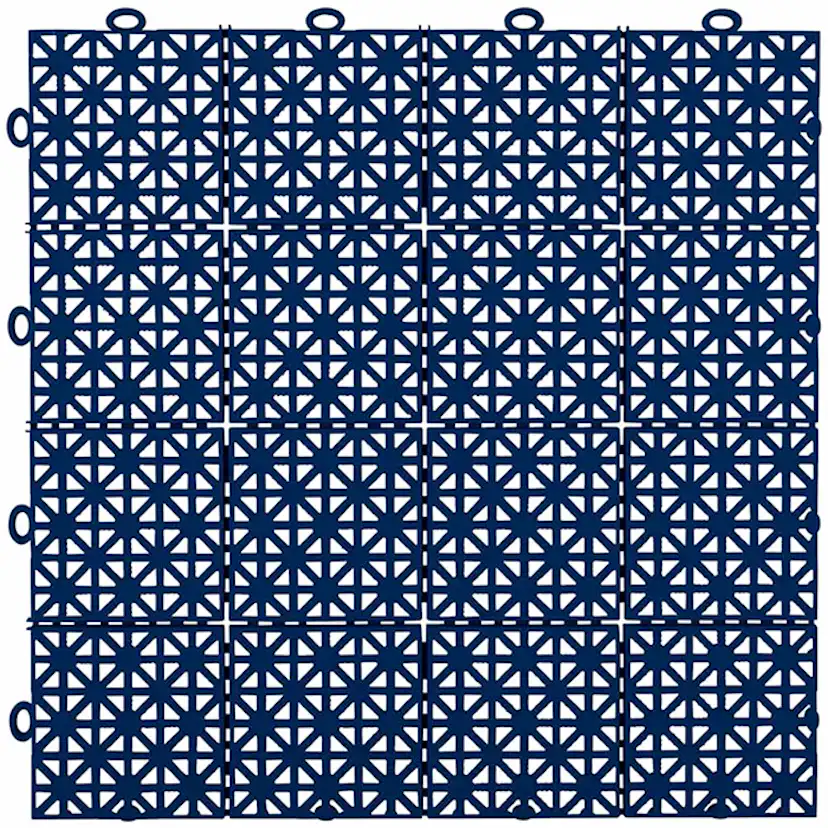 Golvplatta Hestraplattan Universa Peacock Blue Golvtrall i Plast