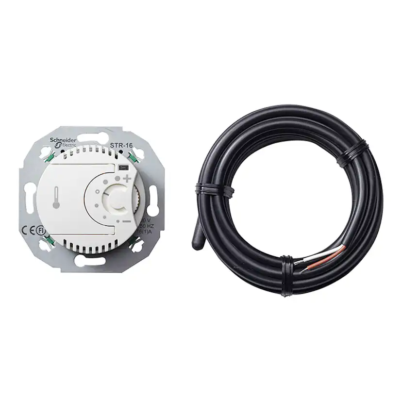 Golvtermostat Schneider Electric Renova Med Givare Infälld