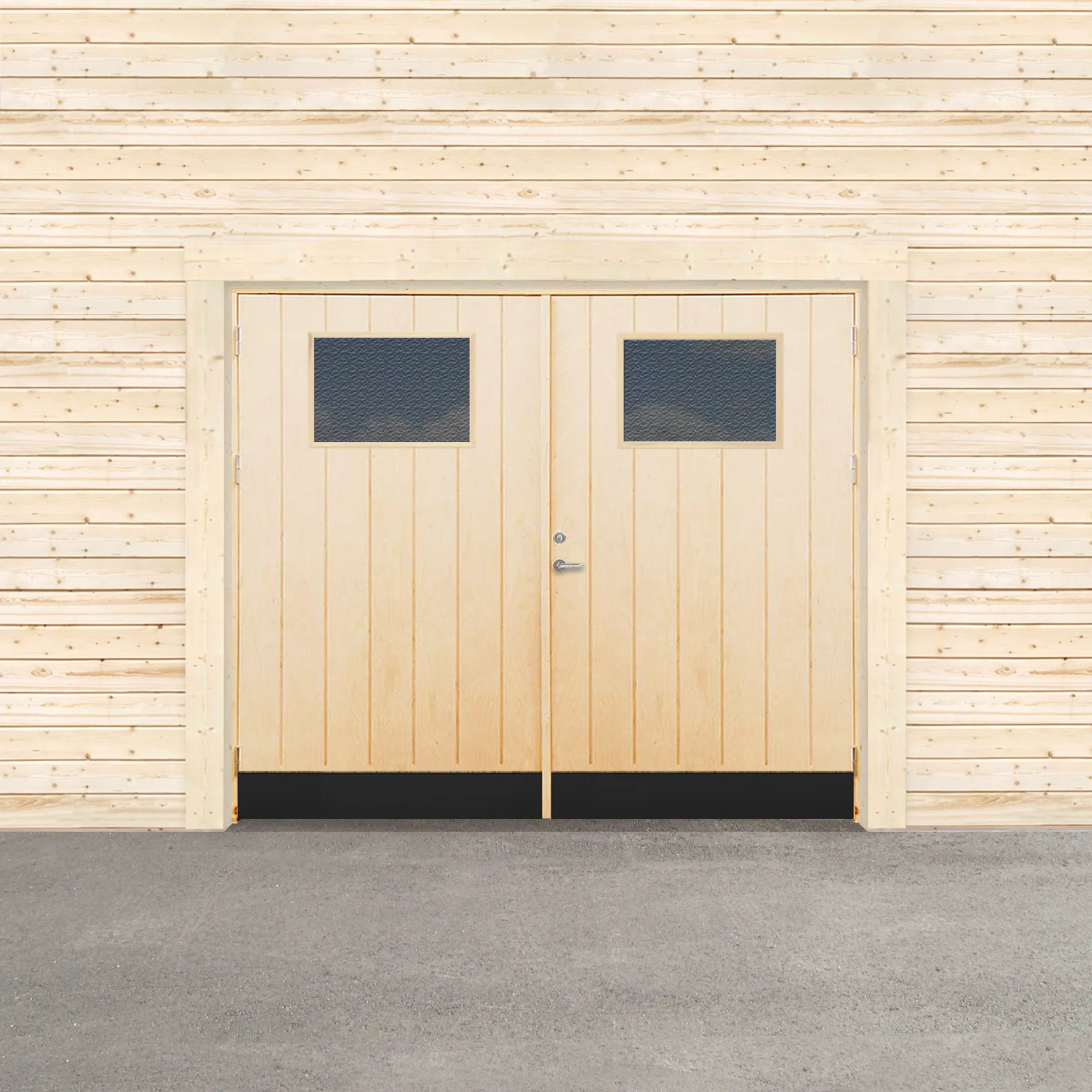 Garageport Sveadörren Kall Cotswold Obehandlad