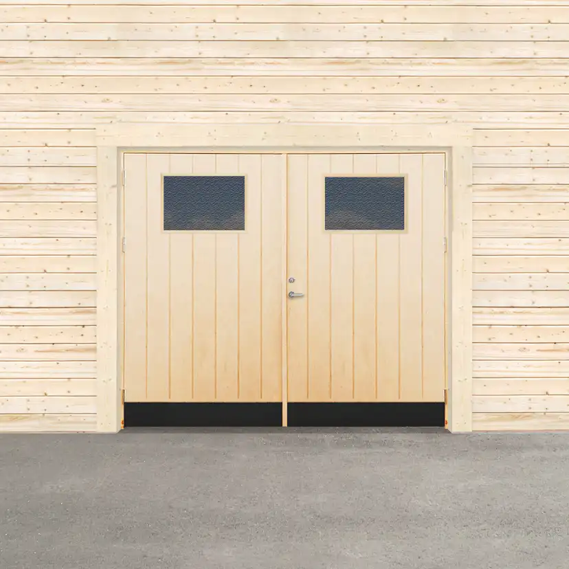 Garageport Sveadörren Kall Cotswold Obehandlad