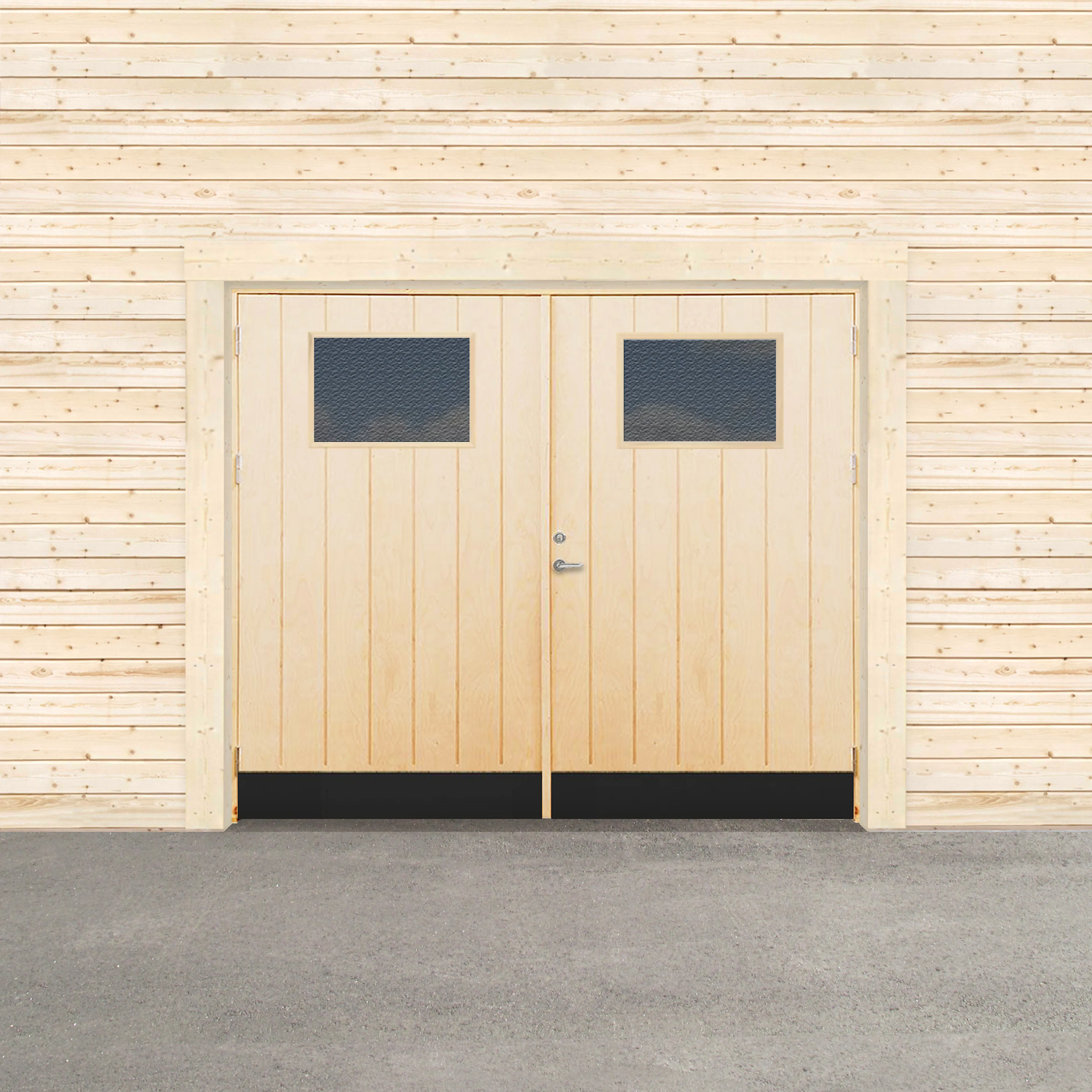 Garageport Sveadörren Varm Cotswold Obehandlad