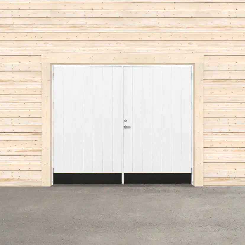 Garageport Sveadörren Kall Grundmålad