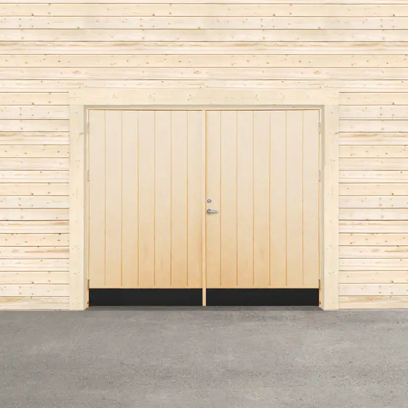 Garageport Sveadörren Kall Obehandlad